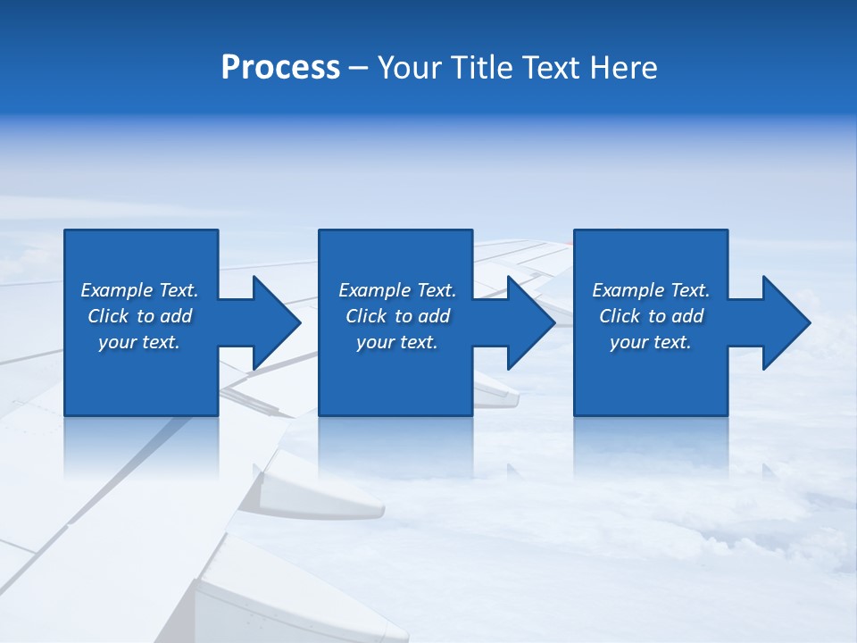 Airlines Nature Aircraft PowerPoint Template