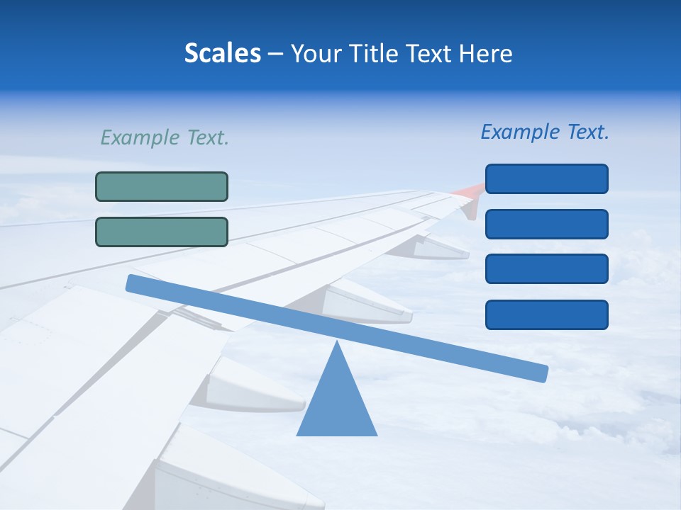 Airlines Nature Aircraft PowerPoint Template