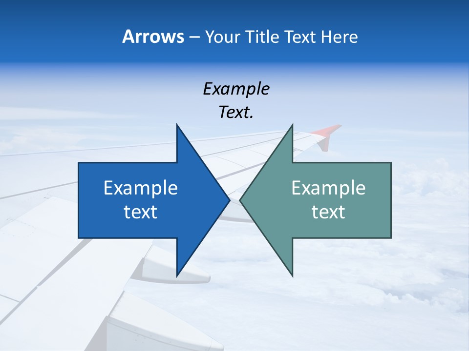 Airlines Nature Aircraft PowerPoint Template