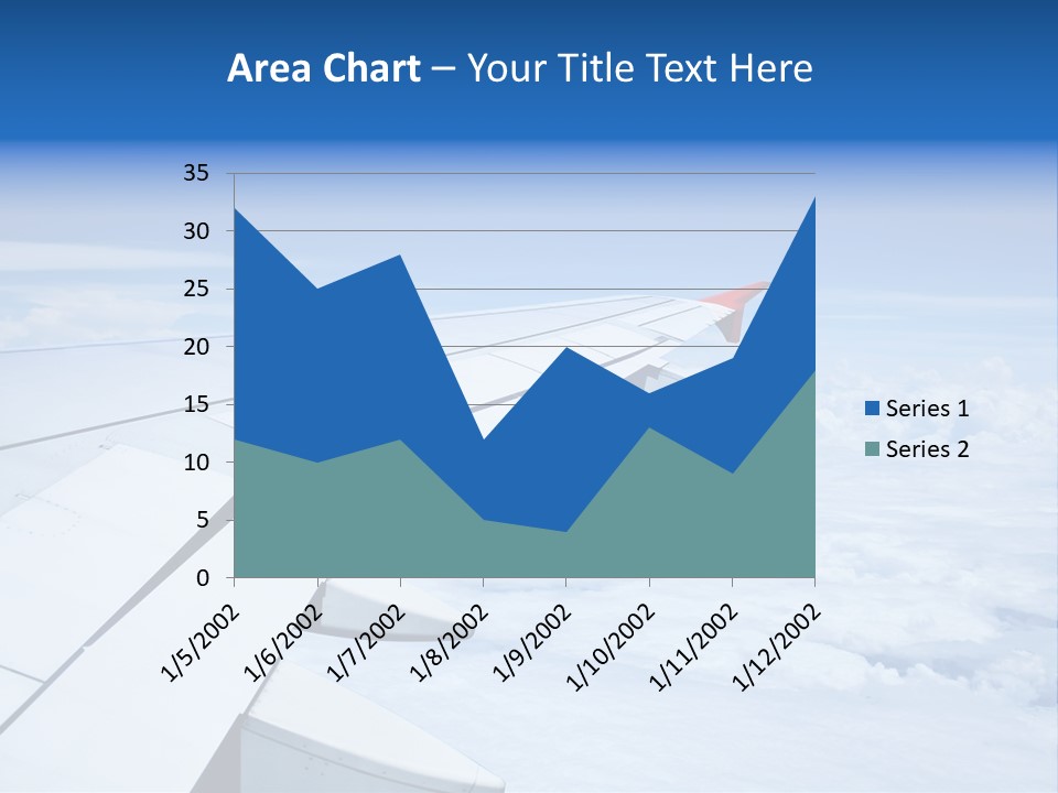 Airlines Nature Aircraft PowerPoint Template