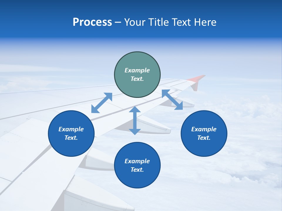 Airlines Nature Aircraft PowerPoint Template