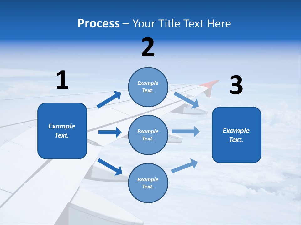 Airlines Nature Aircraft PowerPoint Template