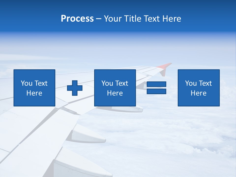 Airlines Nature Aircraft PowerPoint Template