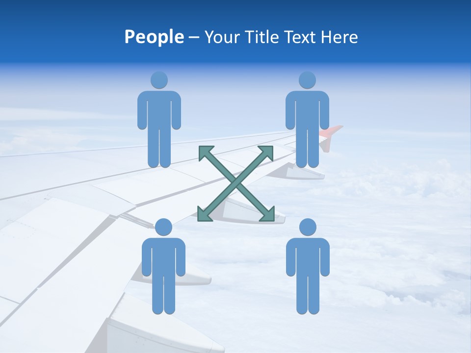 Airlines Nature Aircraft PowerPoint Template
