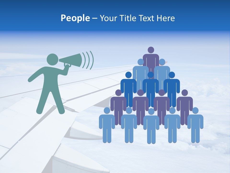 Airlines Nature Aircraft PowerPoint Template