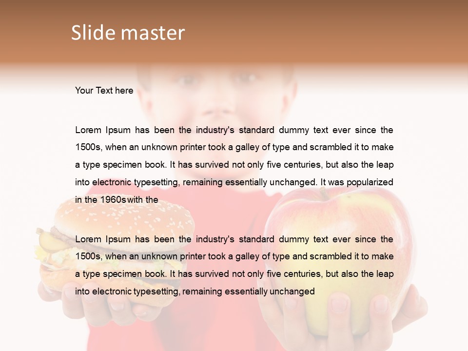 Fastfood Food Teen PowerPoint Template