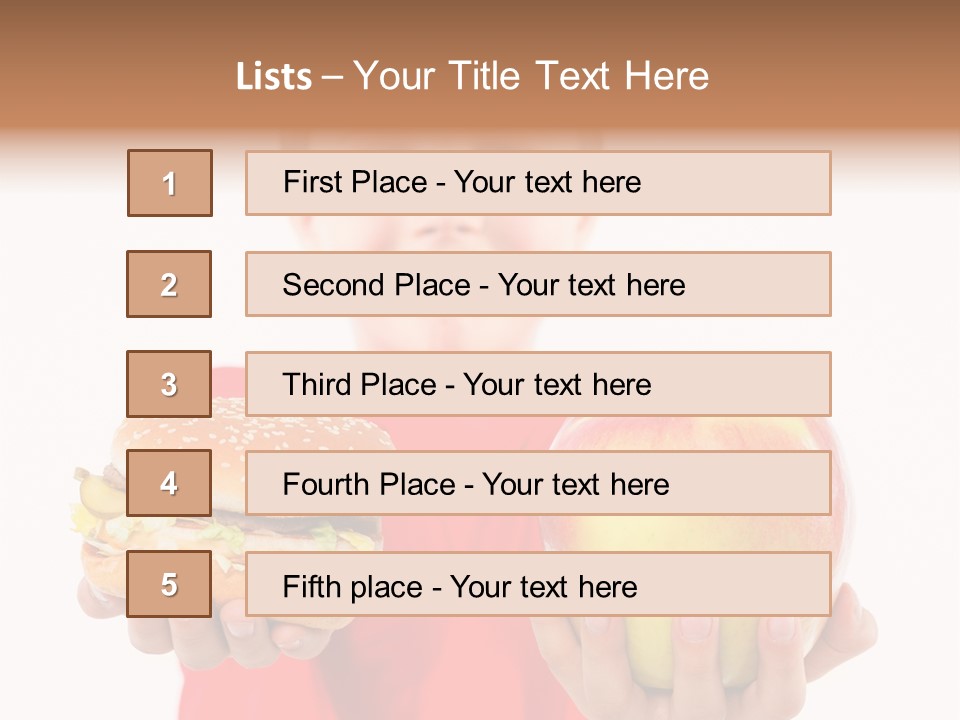 Fastfood Food Teen PowerPoint Template