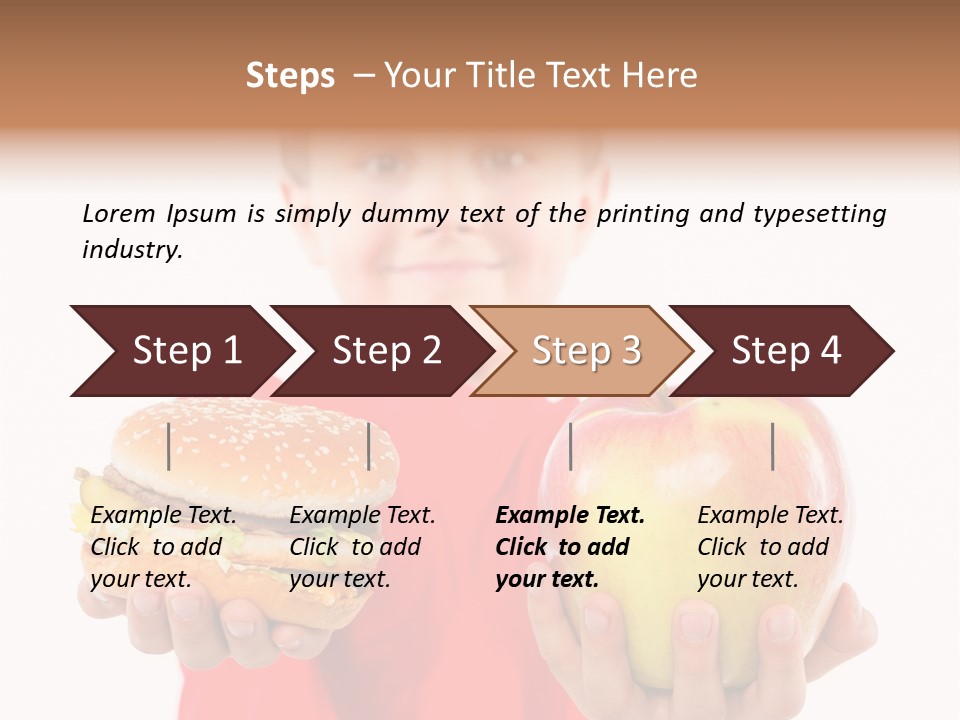 Fastfood Food Teen PowerPoint Template