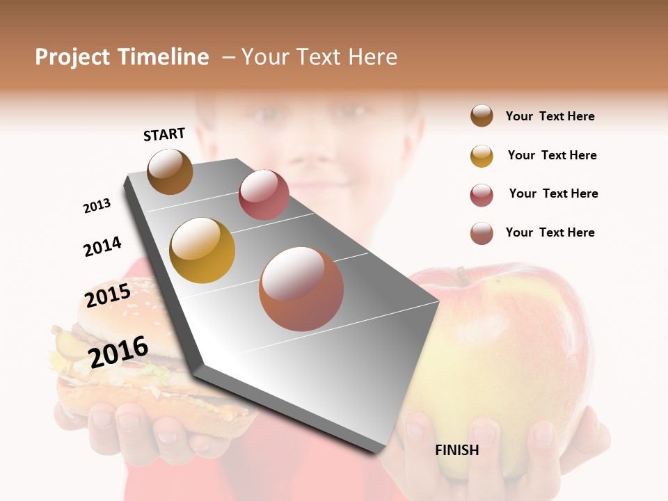 Fastfood Food Teen PowerPoint Template