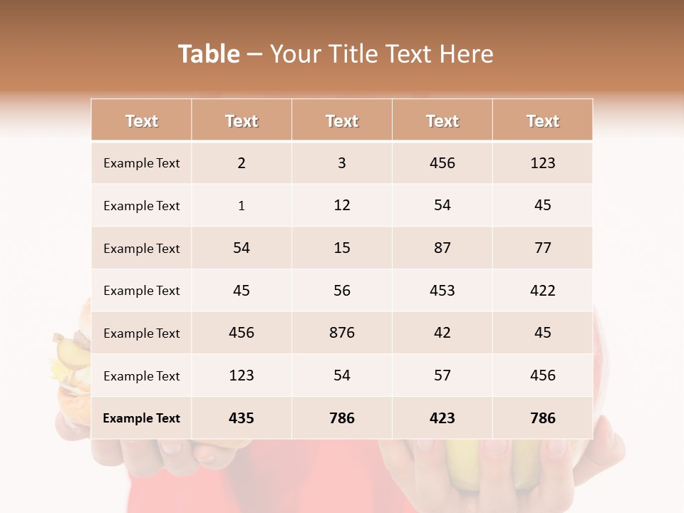 Fastfood Food Teen PowerPoint Template