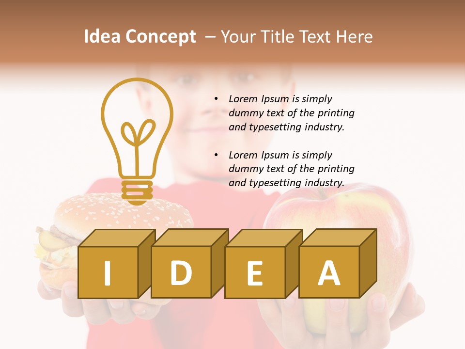 Fastfood Food Teen PowerPoint Template