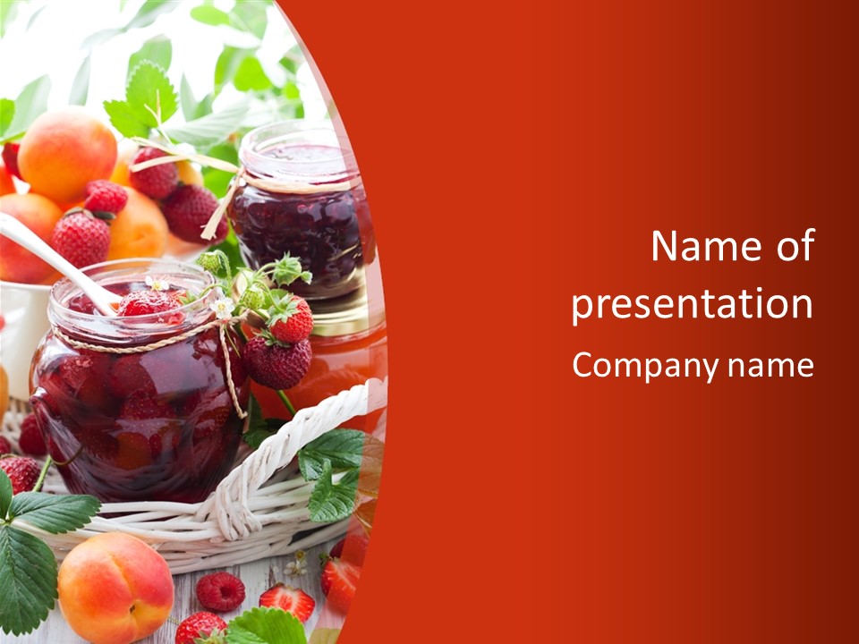 Fresh Berry Summer PowerPoint Template