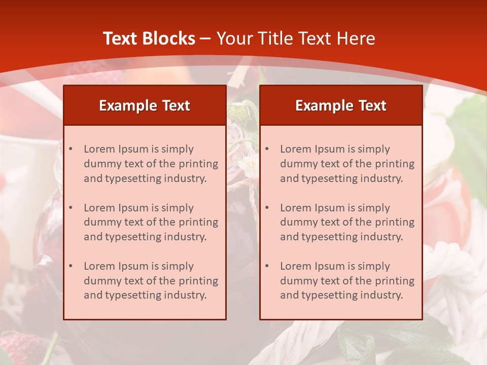 Fresh Berry Summer PowerPoint Template