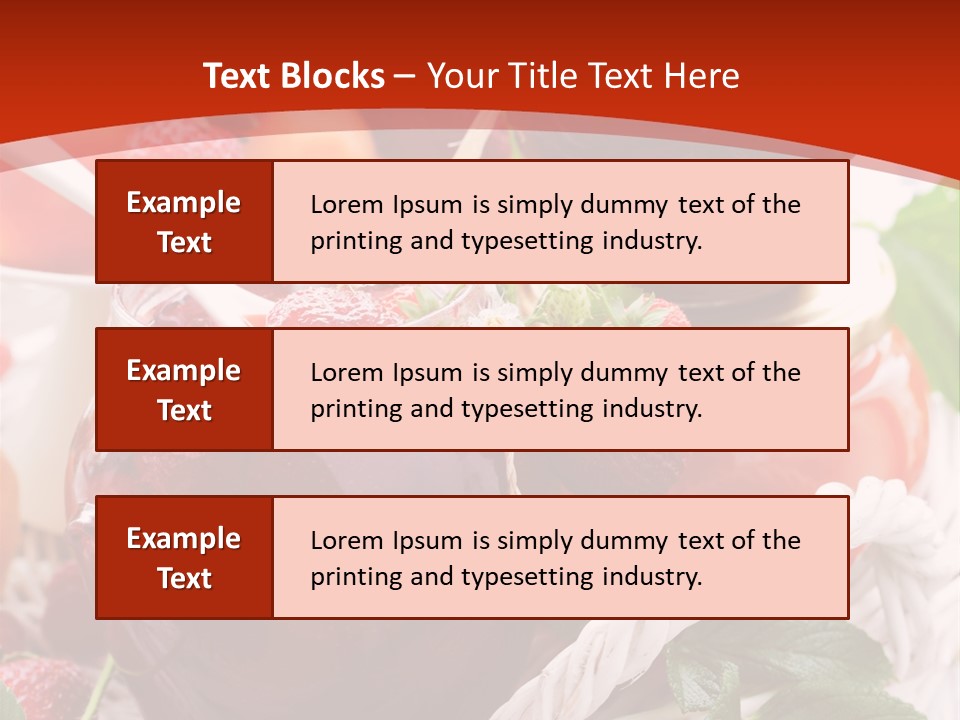 Fresh Berry Summer PowerPoint Template