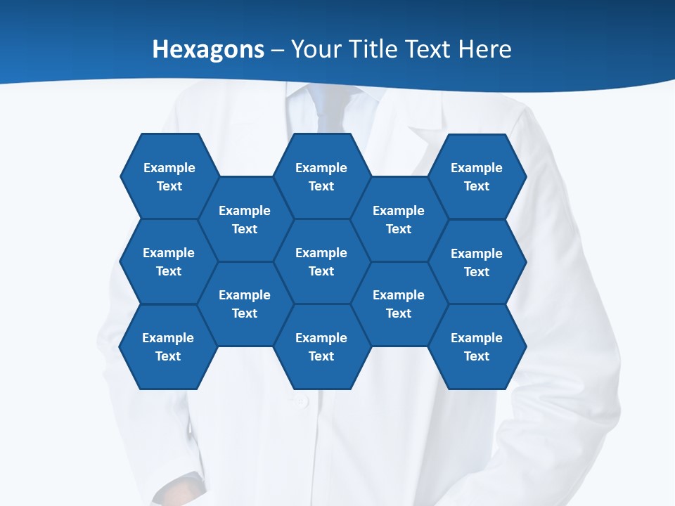 White Stethoscope Man PowerPoint Template