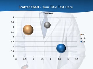 White Stethoscope Man PowerPoint Template