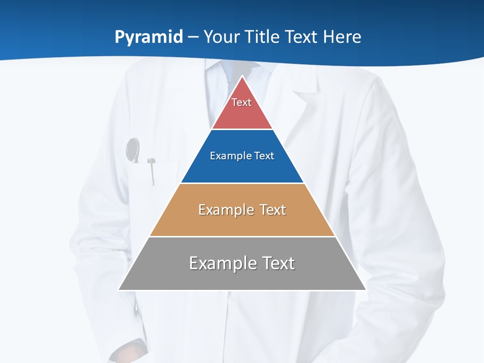White Stethoscope Man PowerPoint Template