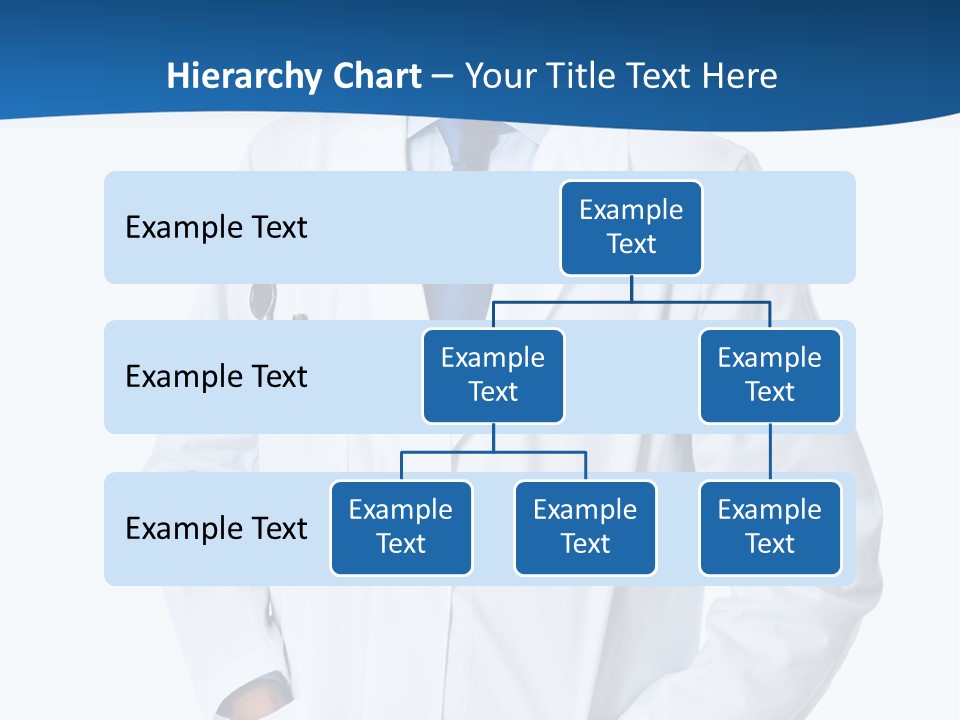White Stethoscope Man PowerPoint Template