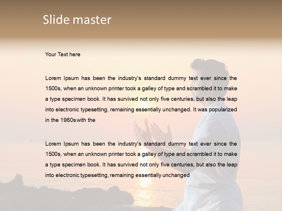 Greek Person Ionian PowerPoint Template