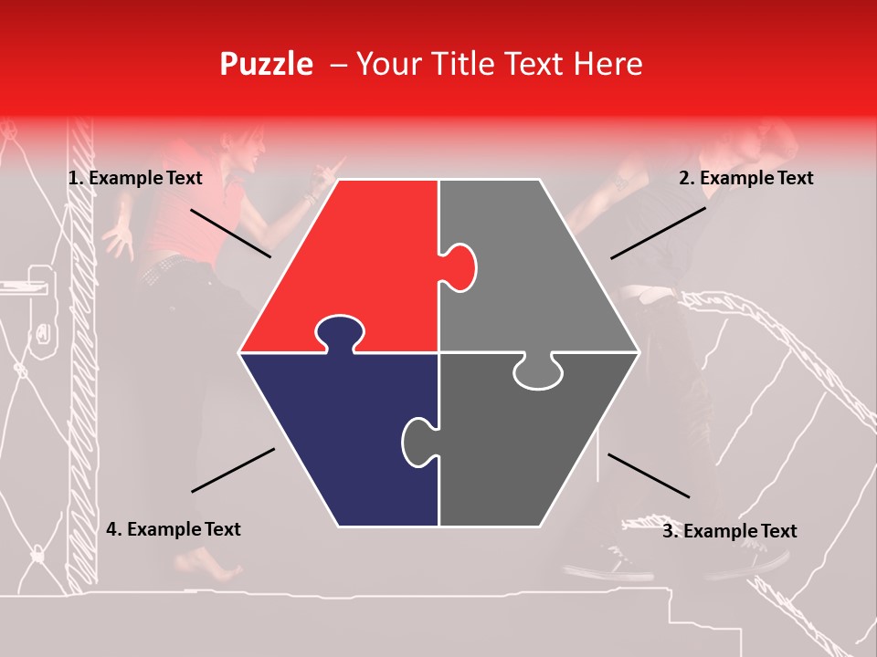 A Man And A Woman Standing Next To Each Other PowerPoint Template