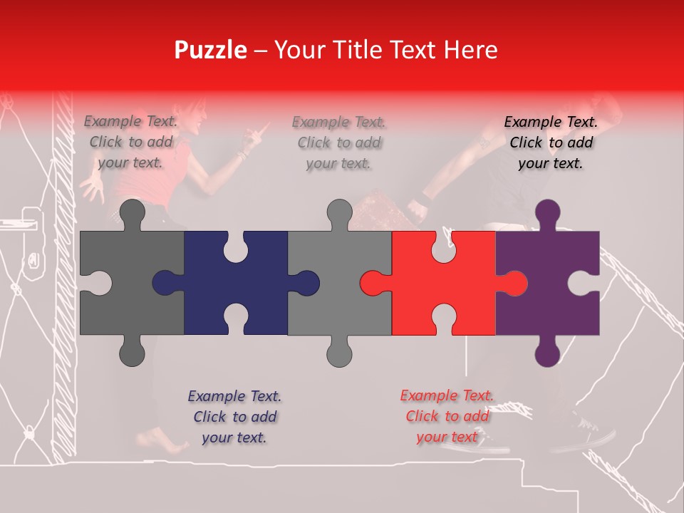 A Man And A Woman Standing Next To Each Other PowerPoint Template