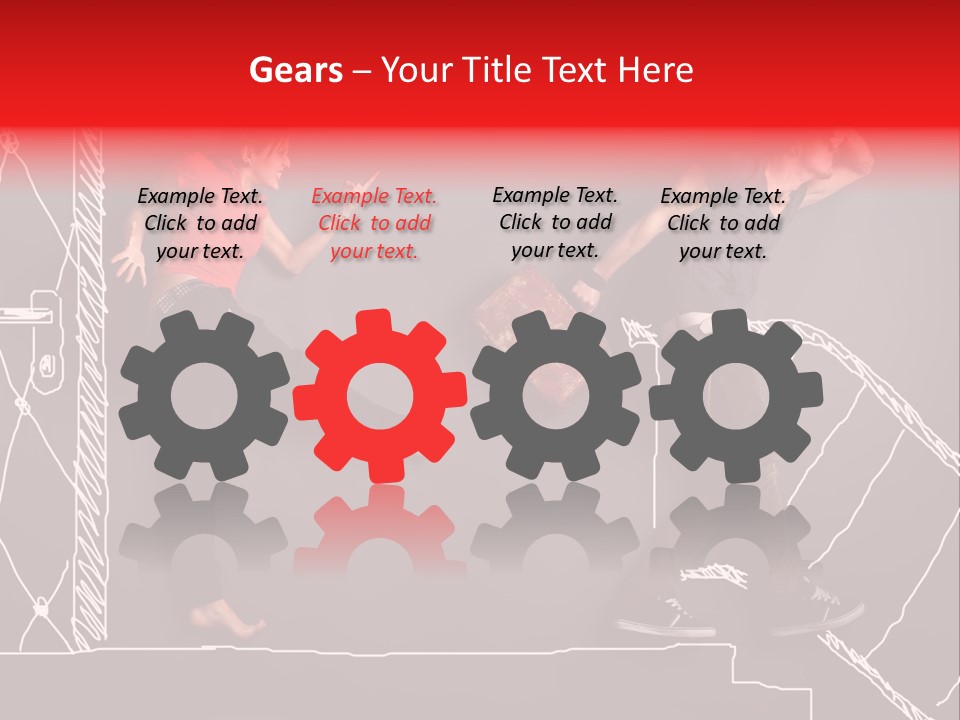 A Man And A Woman Standing Next To Each Other PowerPoint Template