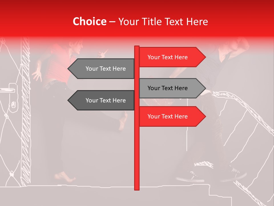 A Man And A Woman Standing Next To Each Other PowerPoint Template