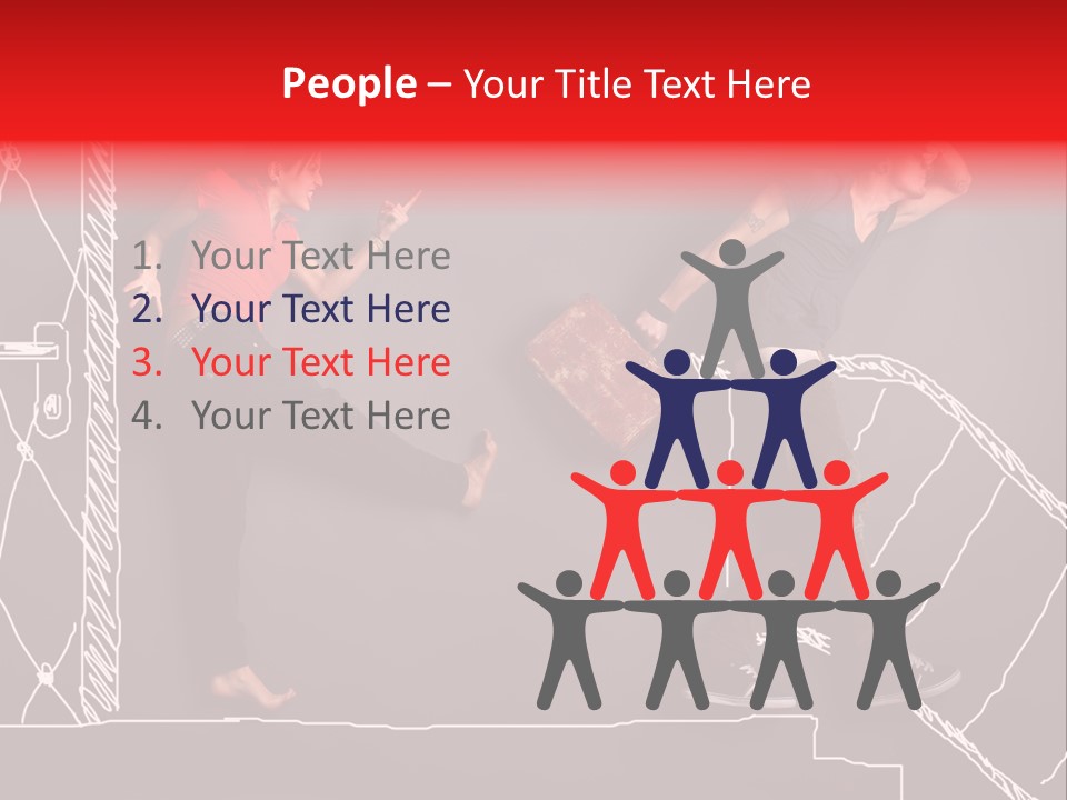 A Man And A Woman Standing Next To Each Other PowerPoint Template