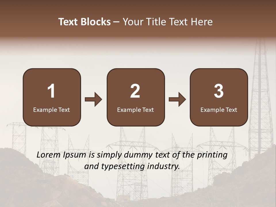 Circles Vertical Sand PowerPoint Template