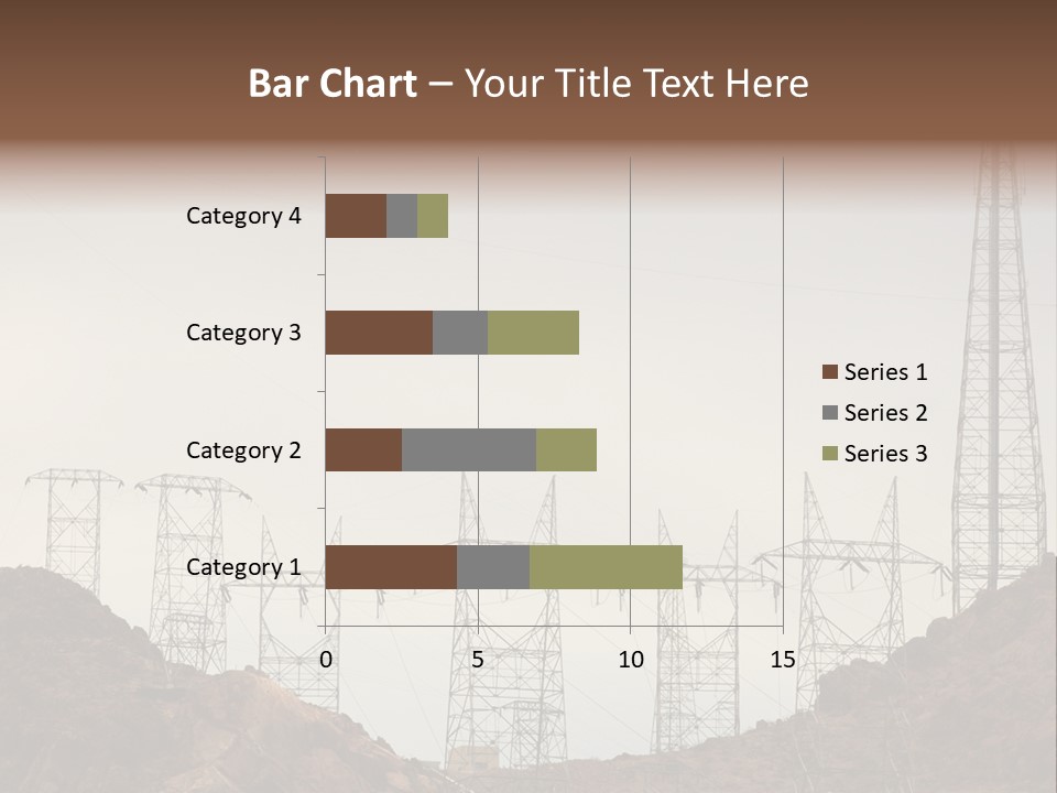 Circles Vertical Sand PowerPoint Template