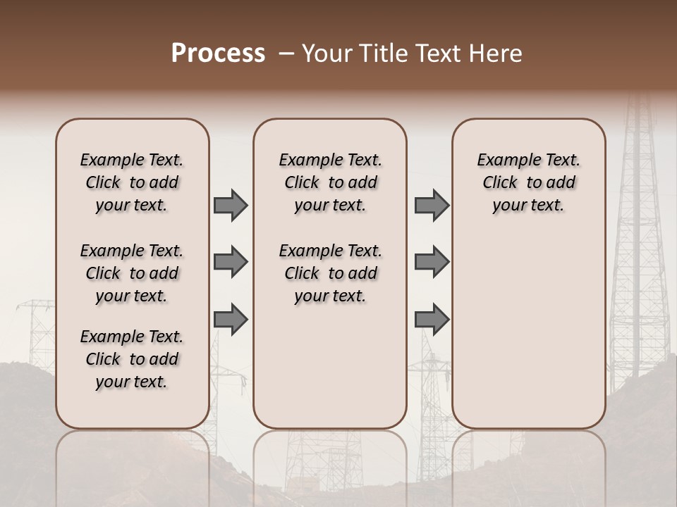 Circles Vertical Sand PowerPoint Template