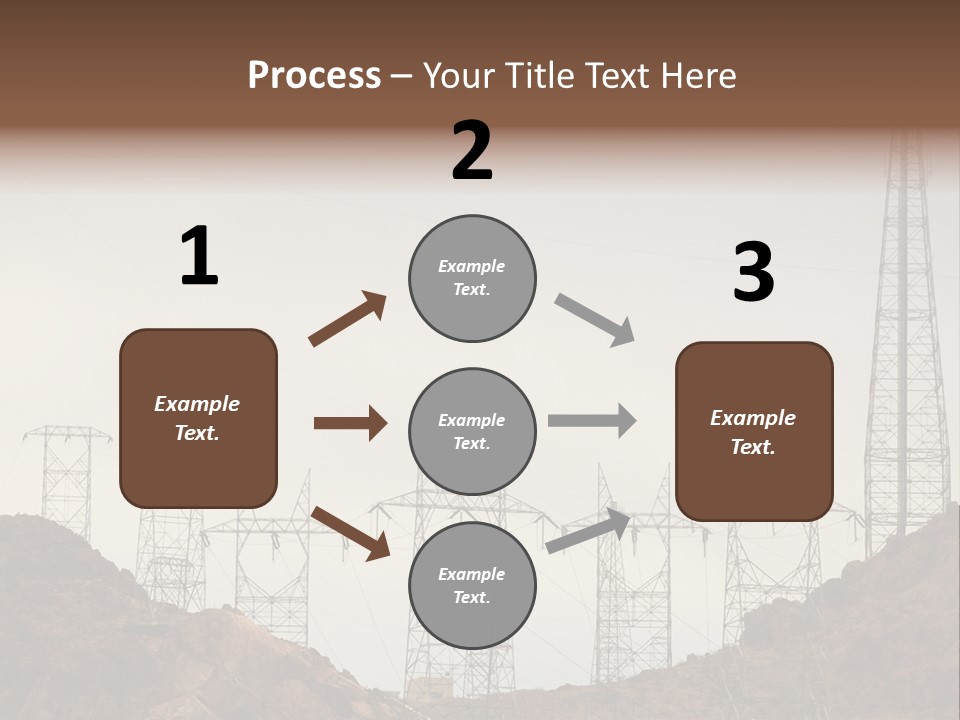 Circles Vertical Sand PowerPoint Template