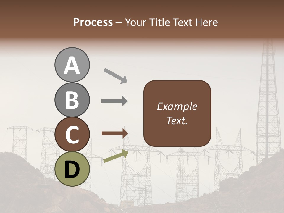 Circles Vertical Sand PowerPoint Template