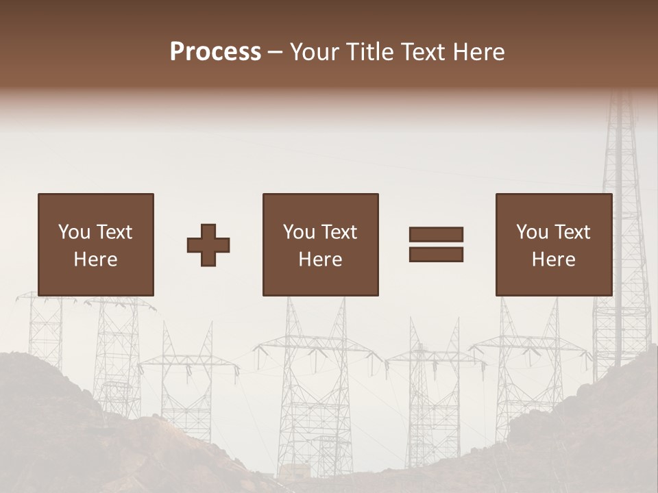 Circles Vertical Sand PowerPoint Template