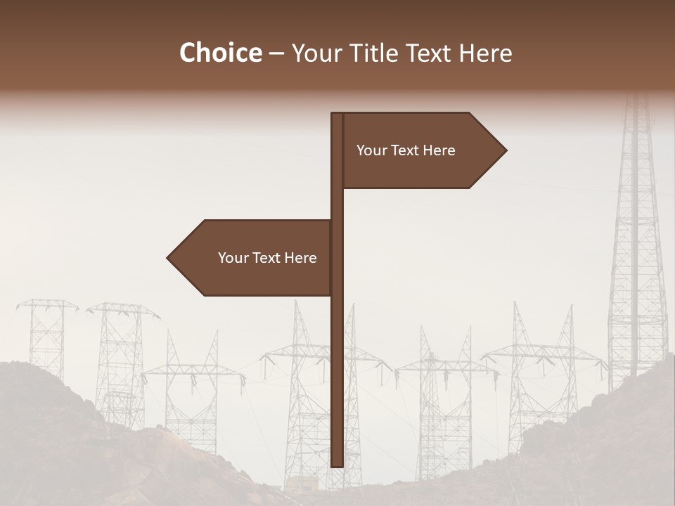 Circles Vertical Sand PowerPoint Template
