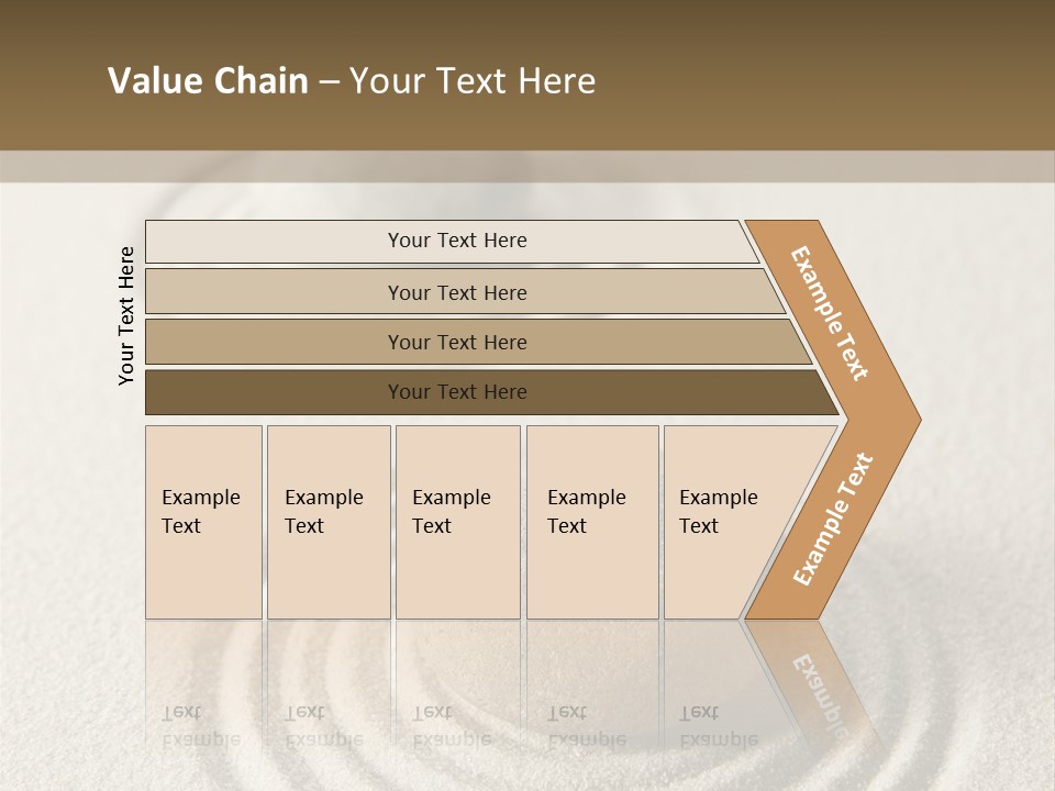 Circles Vertical Sand PowerPoint Template