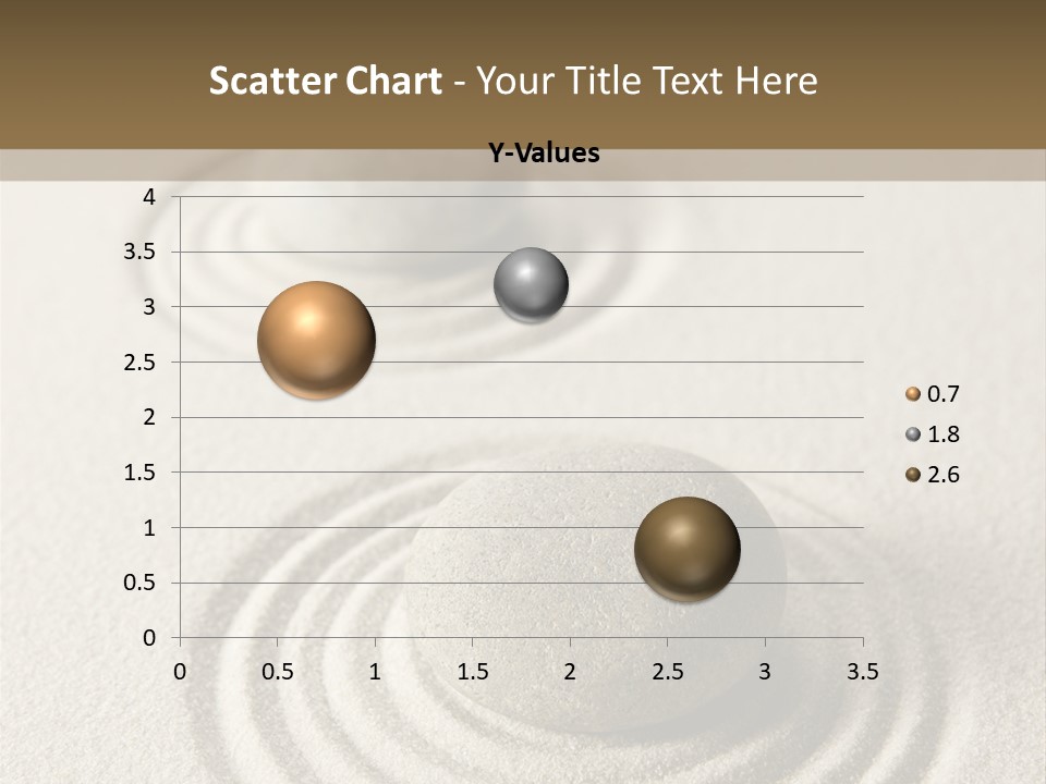 Circles Vertical Sand PowerPoint Template