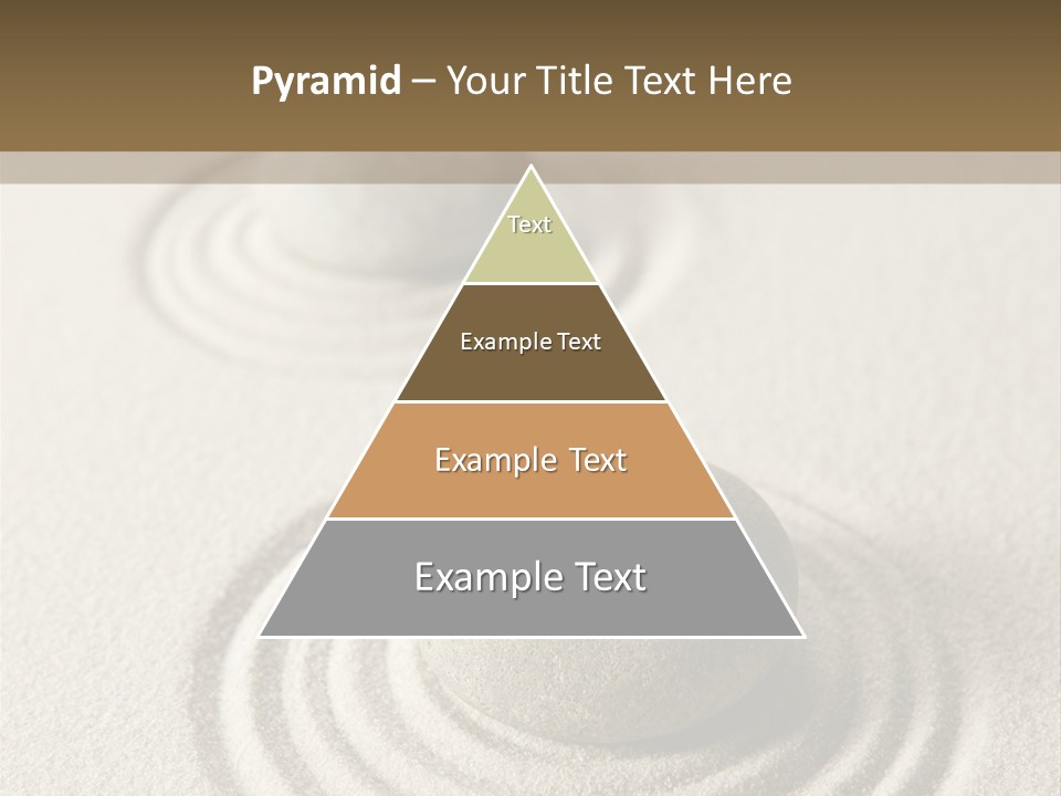 Circles Vertical Sand PowerPoint Template