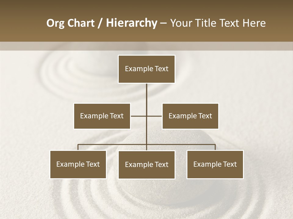 Circles Vertical Sand PowerPoint Template