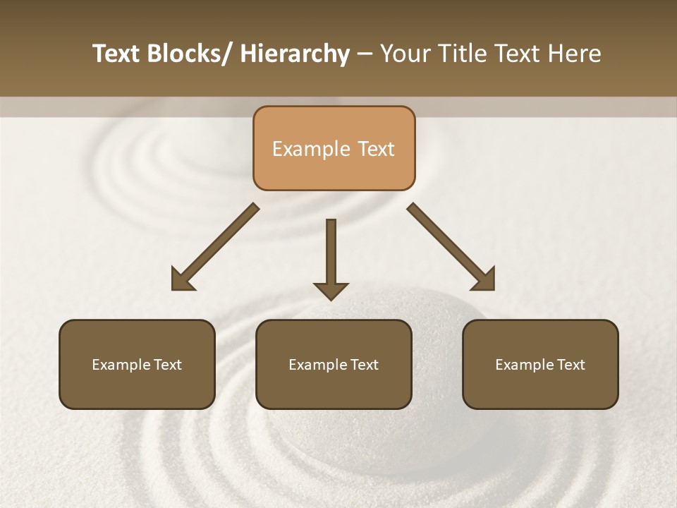 Circles Vertical Sand PowerPoint Template