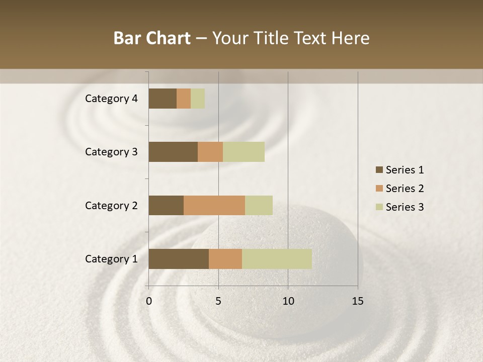 Circles Vertical Sand PowerPoint Template