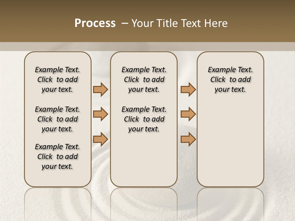 Circles Vertical Sand PowerPoint Template