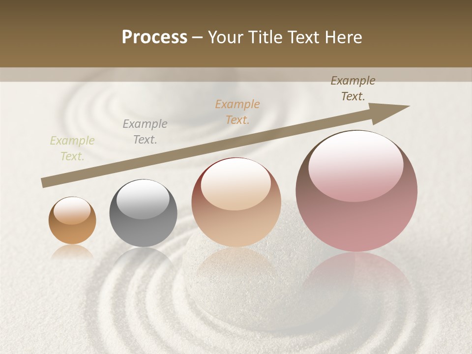 Circles Vertical Sand PowerPoint Template