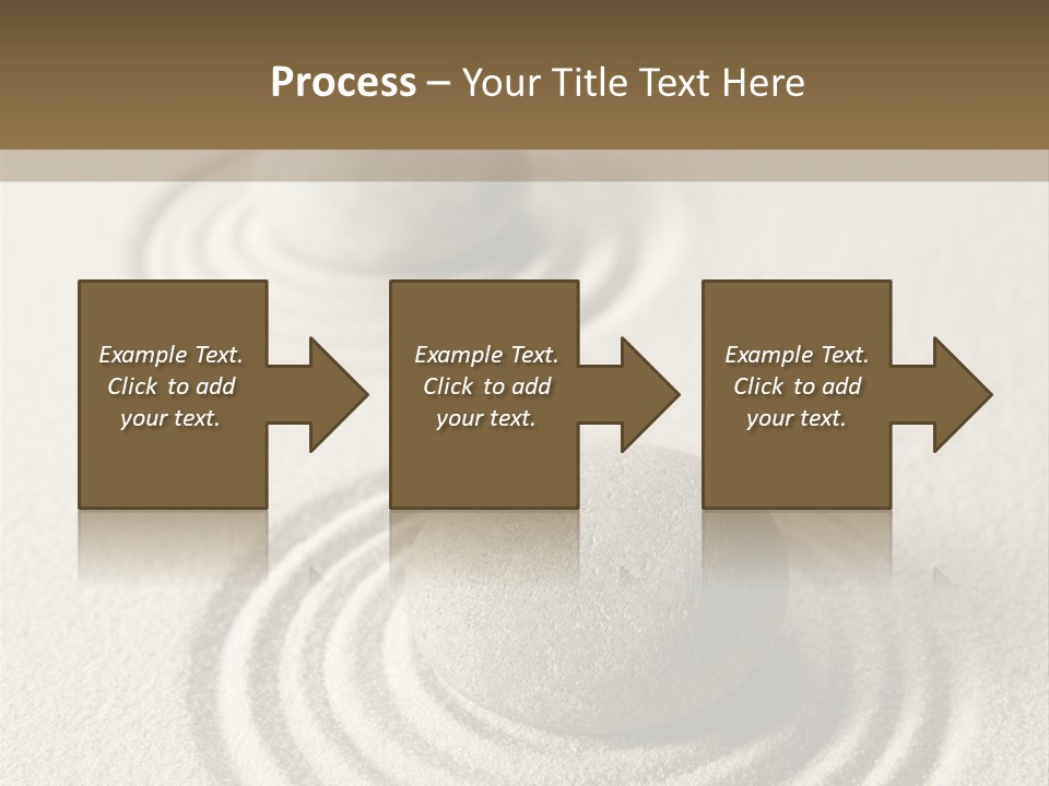 Circles Vertical Sand PowerPoint Template