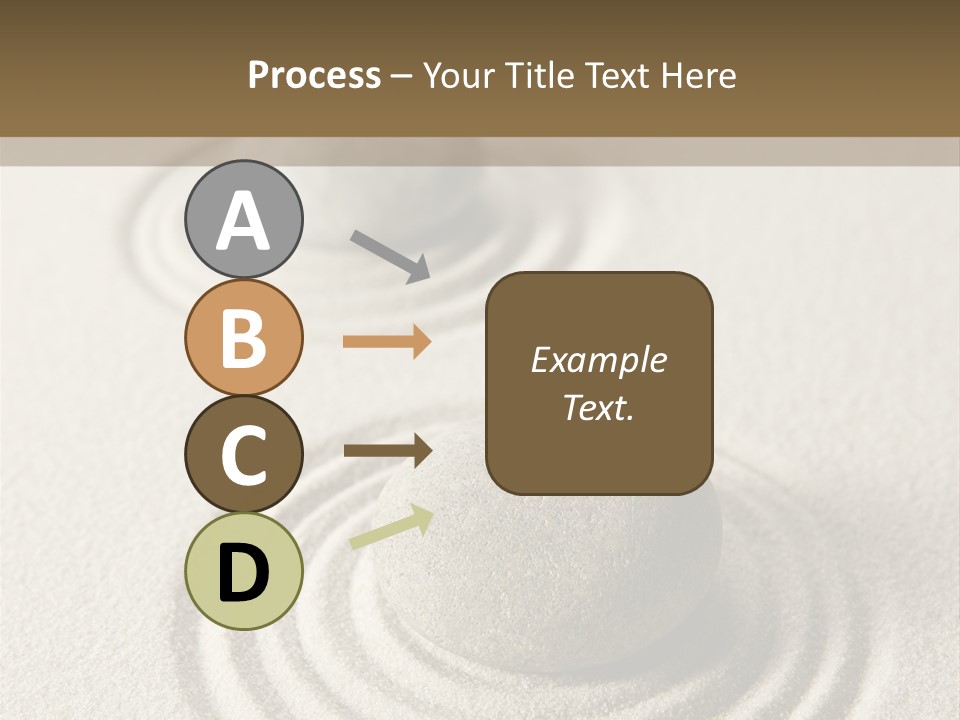 Circles Vertical Sand PowerPoint Template