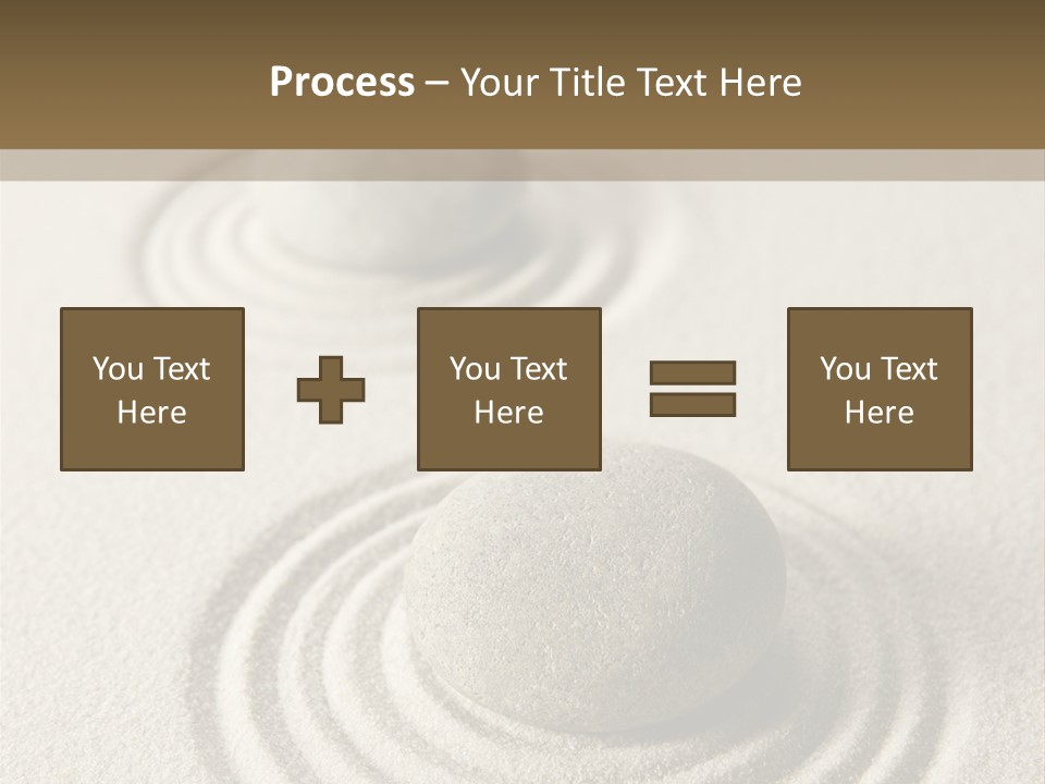 Circles Vertical Sand PowerPoint Template