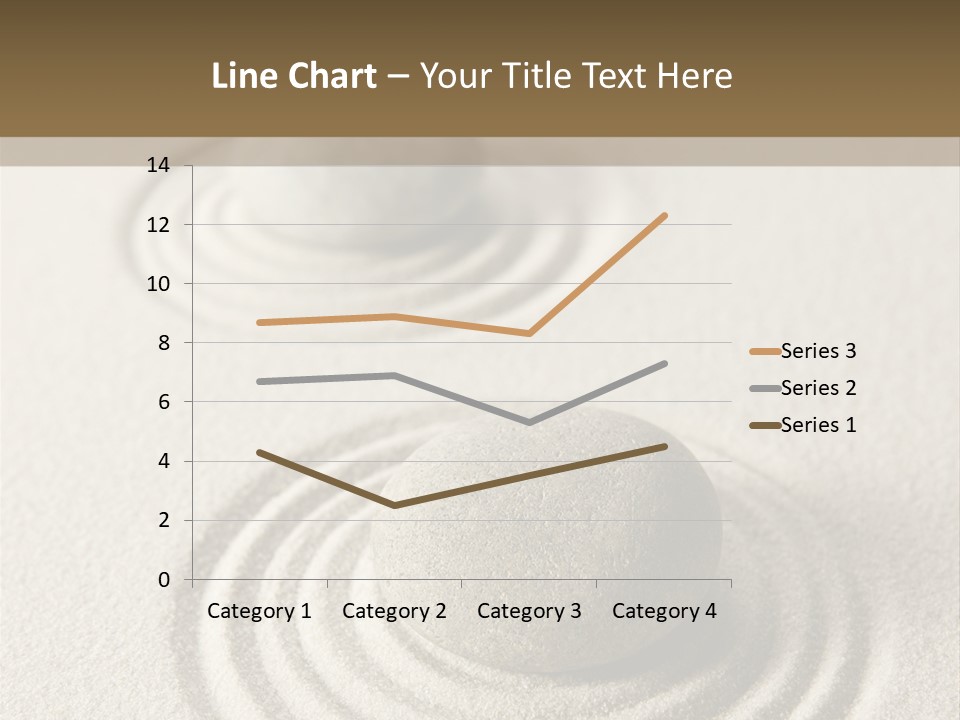 Circles Vertical Sand PowerPoint Template