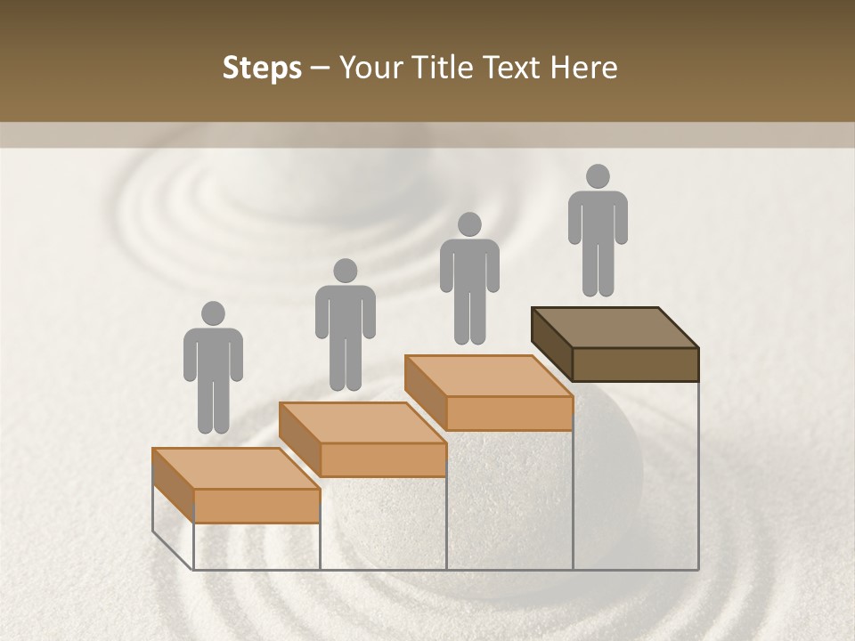 Circles Vertical Sand PowerPoint Template
