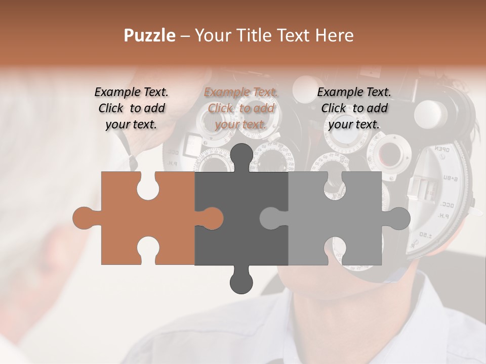 Refractive Phoropter Doctor PowerPoint Template