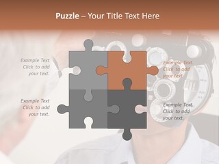 Refractive Phoropter Doctor PowerPoint Template